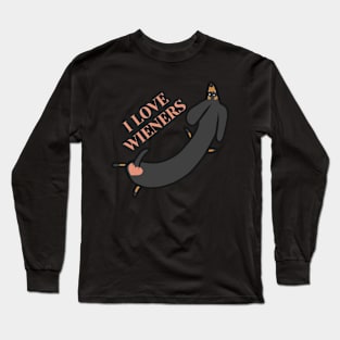 I love wieners Long Sleeve T-Shirt